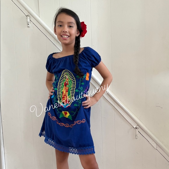 sachin and babi light blue dress Deals Mexican Print Dress Boho Fashion Style